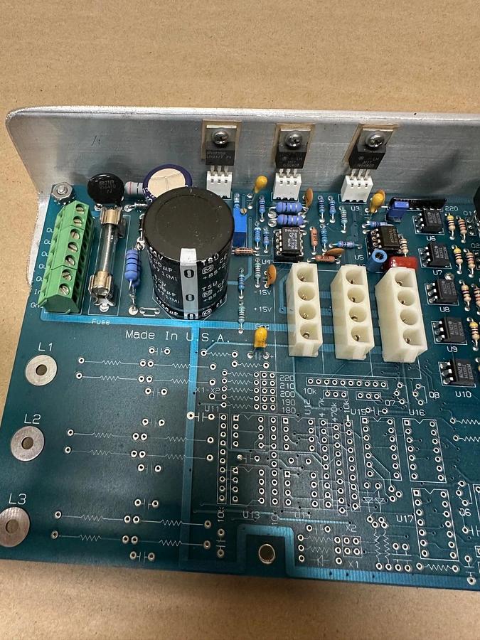 Used Mydax M1004C Power Interface Board w/ Backplate