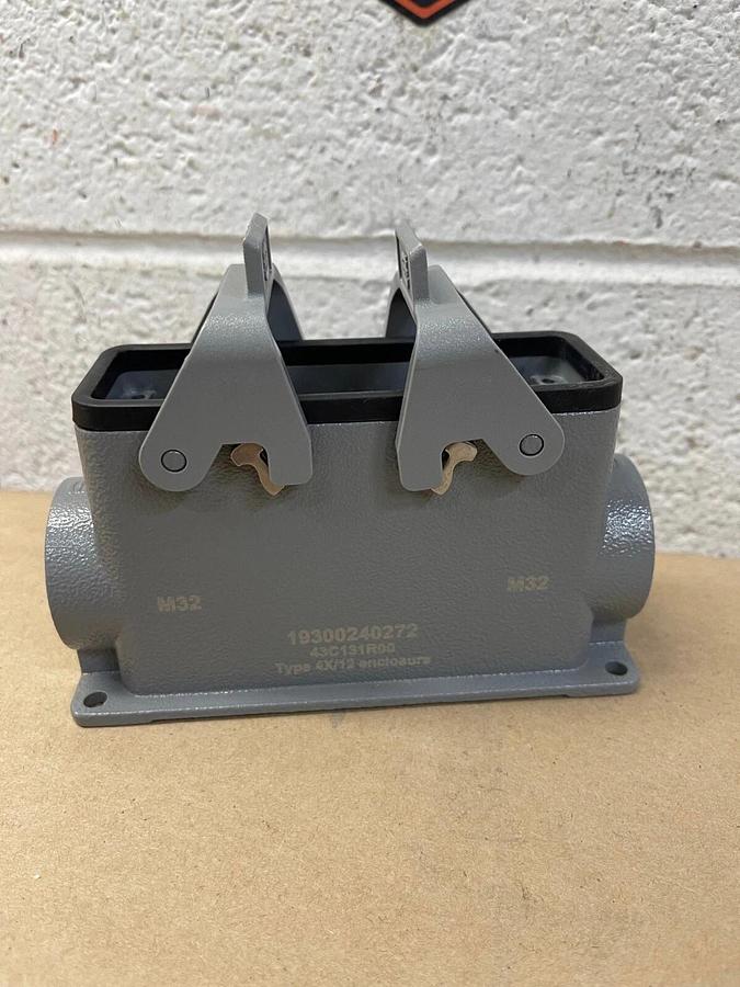 Used Harting 19300240272 Surface Mount Housing, M32, Type 4X/12 Enclosure