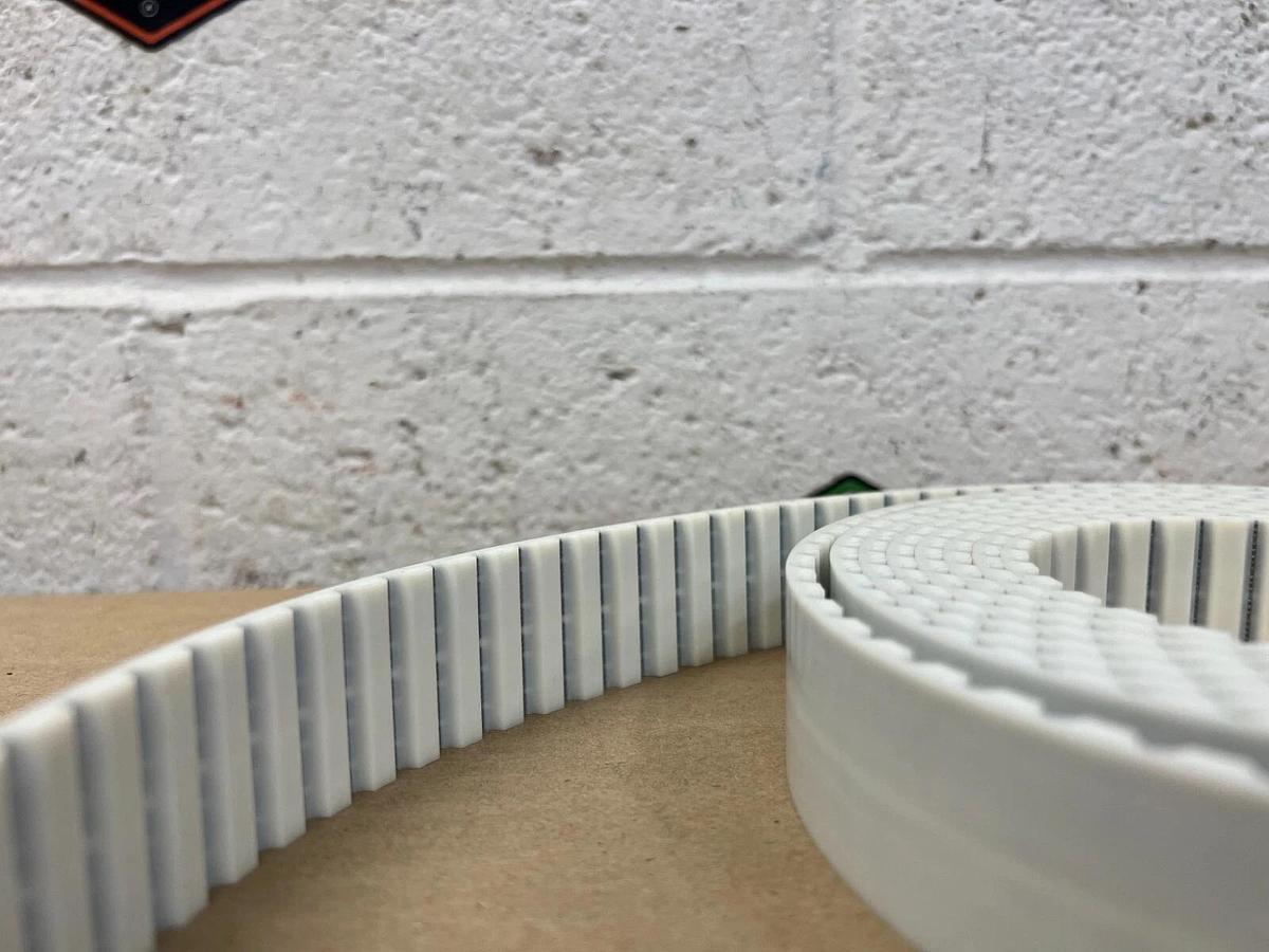 Used Timing Belt White width: 1-1/4” overall length: 13'