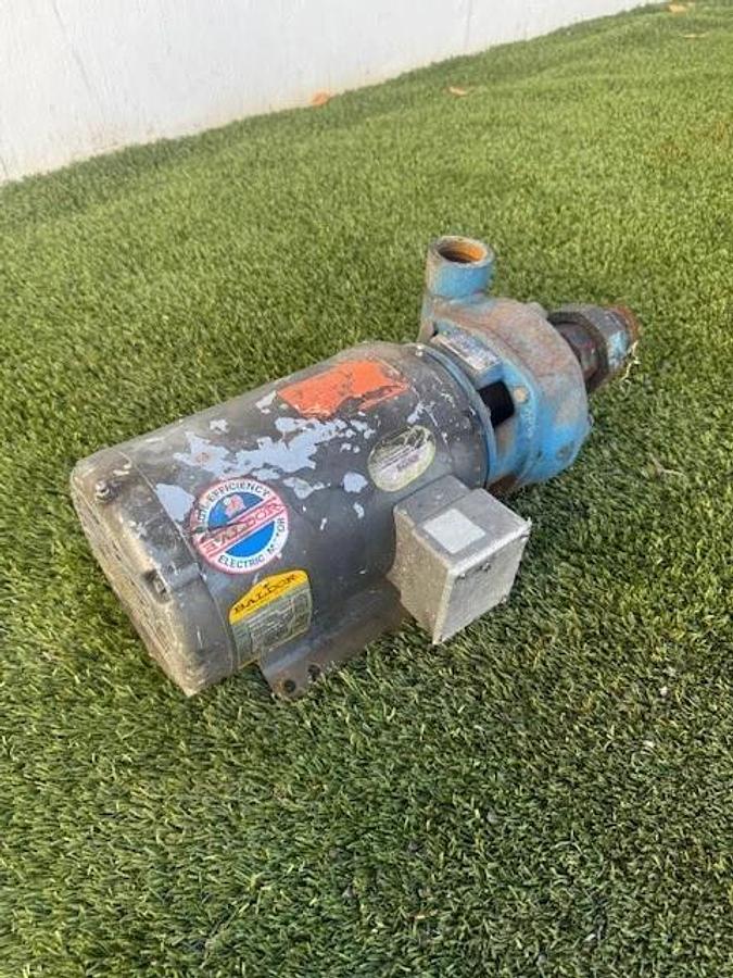 Used Goulds 3656 (Size 1 1/2x2-6) 3BF1J2A0, Baldor JMM3212T, 5 Hp Motor @ 3450RPM