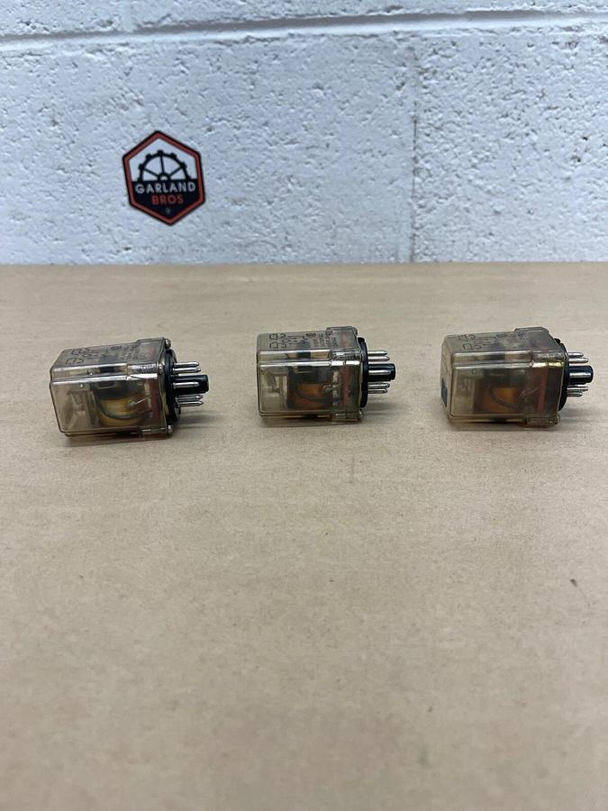 Used Potter & Brumfield KRPIIDY Relay, 24 VDC - Lot of 3