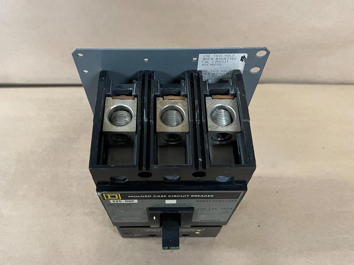 Used Square D KAL36225 225A, 600V Molded Case Circuit Breaker