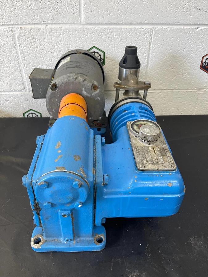 Used Madden MF160C Diaphragm Metering Pump w/ Baldor Electric Motor 0.5 HP