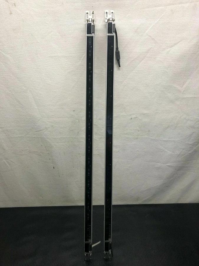 Used Keyence SL-C40-T Transmitter, SL-C40-R Receiver 24” Safety Light Curtain Sensor