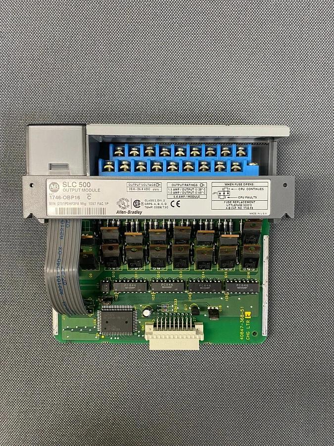 Used Allen Bradley 1746-OB16 Output Module Series C SLC 500