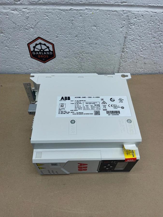 ABB ACS380-040C-12A6-4+K454 AC Drive, Drive SW: V2.17.3.4 *NEW*