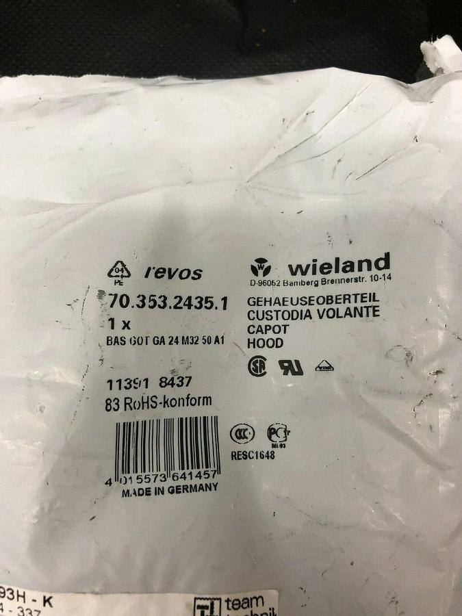 Wieland 70.353.2435.1 Rectangular Connectors - LOT of 4