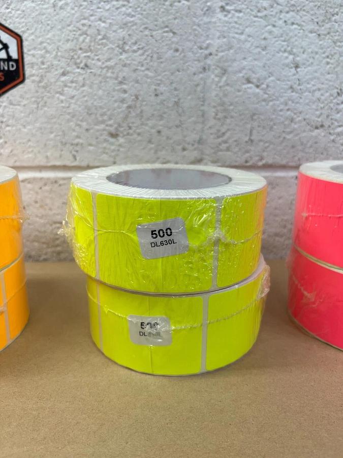 Tape Logic DL1232 2x3” Fluorescent Packs Inventory Rectangle Labels 5000/Case