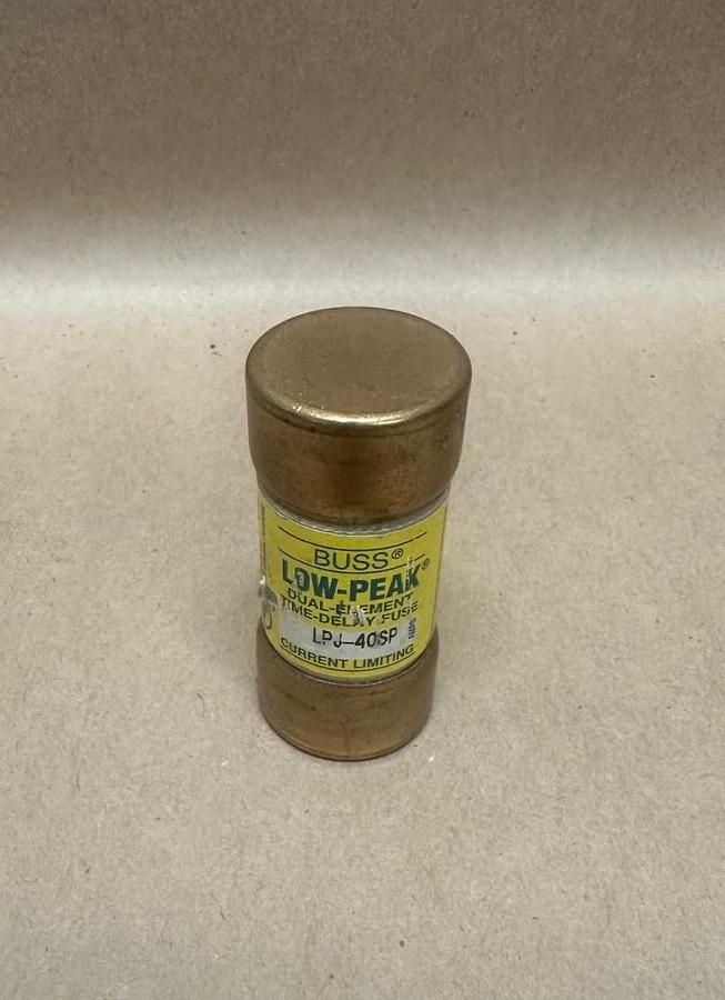 Used Cooper Bussmann LPJ-40SP 40A Time Delay Fuse
