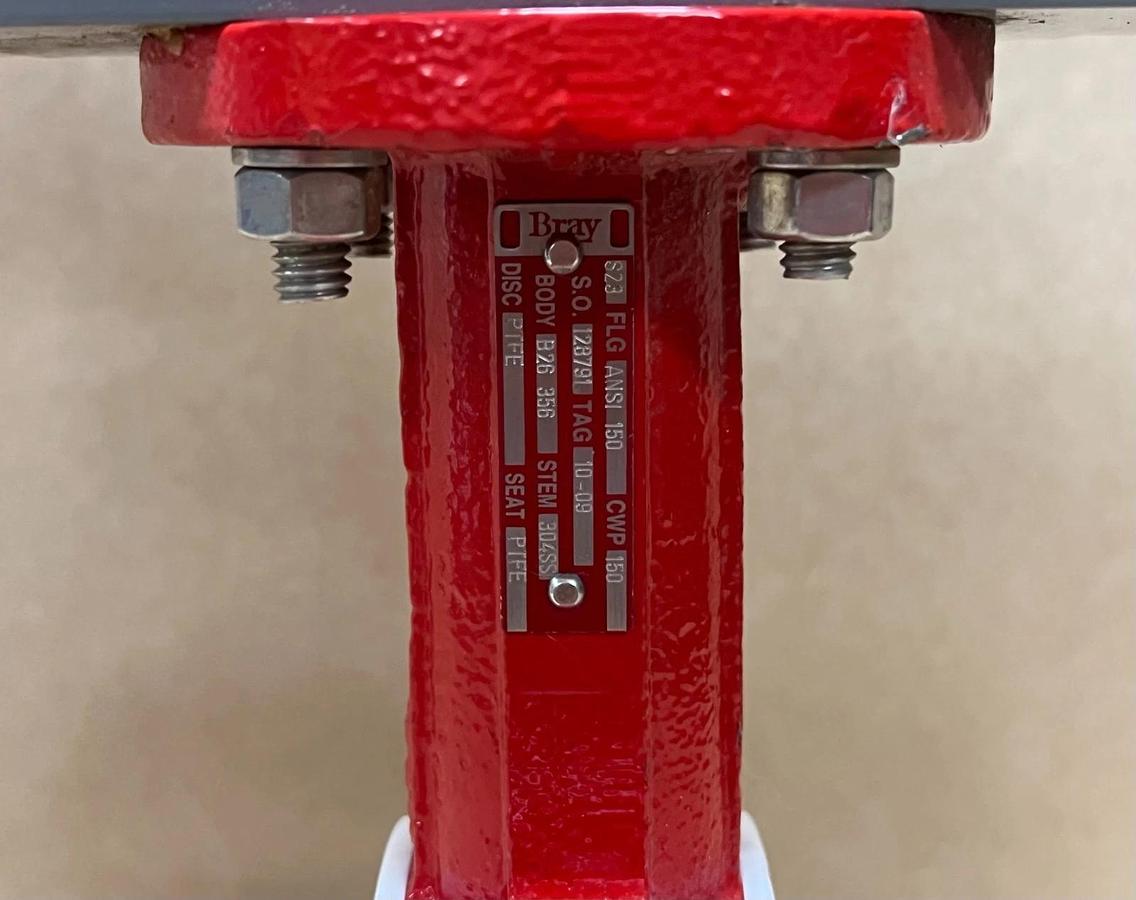 Used Bray Controls 90-0830-21320-015 Pneum Actuator, Limit Switch, Butterfly Valve