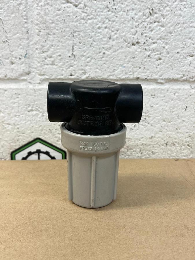 Used Spraying Systems 122-1/2 N.P.T. Hydraulic Filter Max. 150 PSI, Press 10 BAR