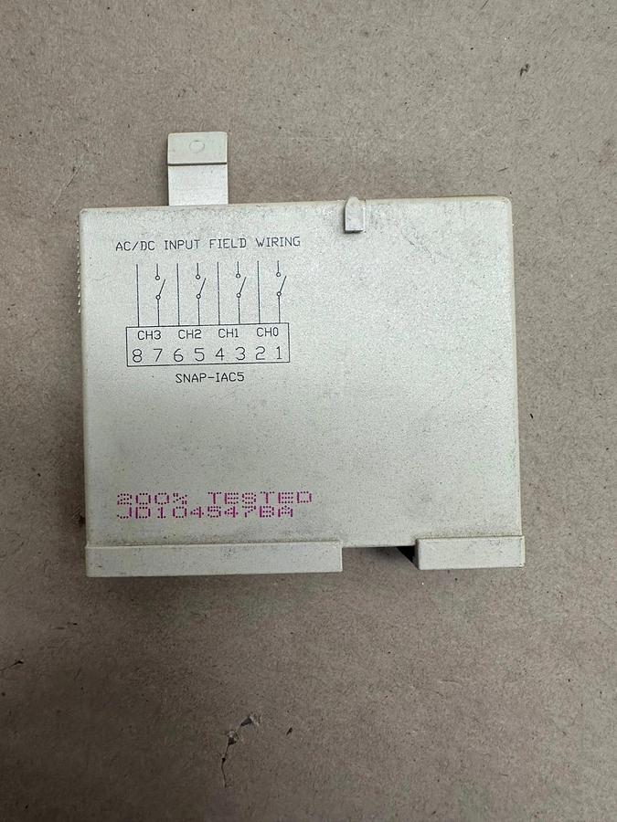 Used Opto 22 SNAP-IAC5 4 Channel AC Input, No Connector