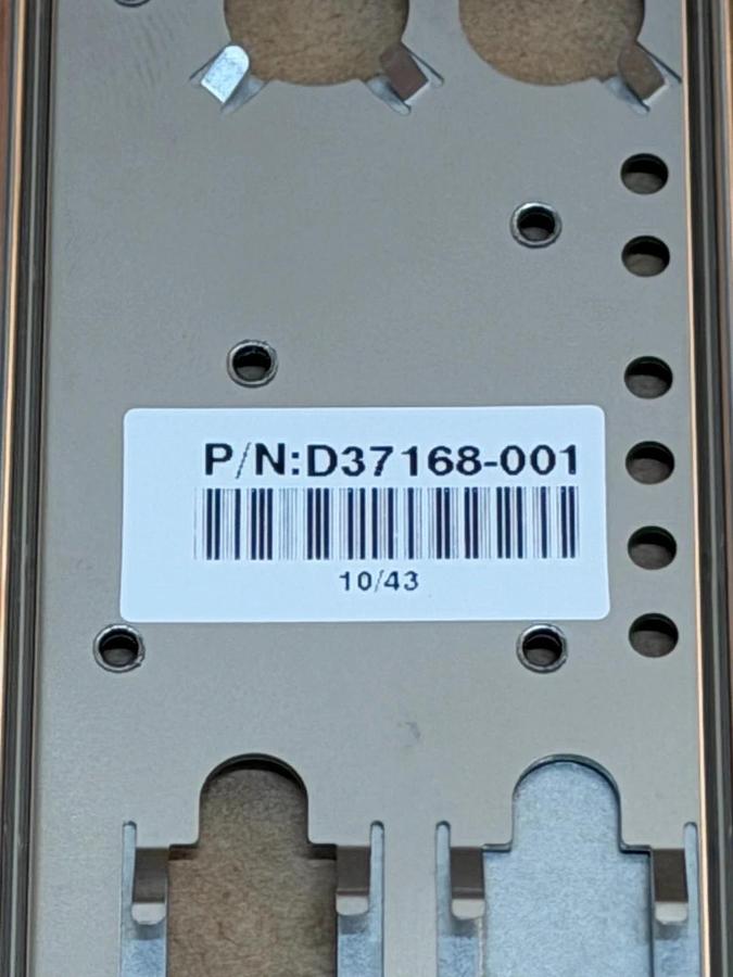 D37168-001 I/O Shield for Intel Motherboard S5000PSL