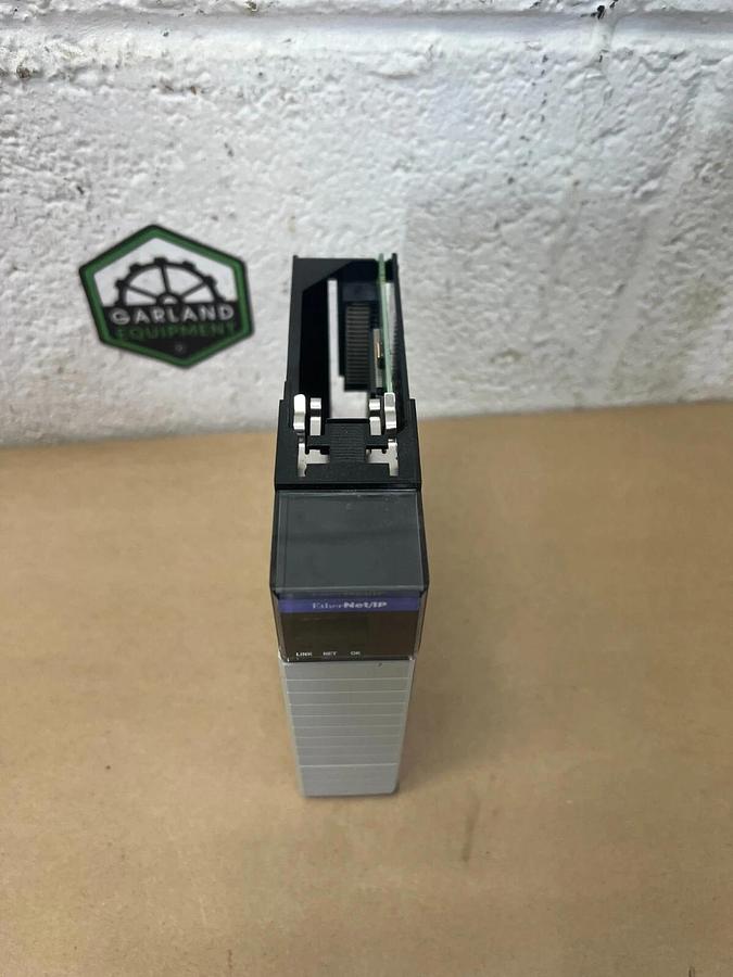 Used Allen Bradley 1756-ENBT Ser A Ethernet/IP 10/100 Mb/s Comm Bridge F/W 4.008