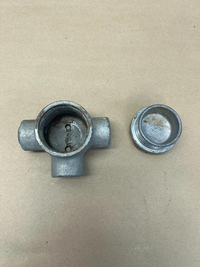 Used Crouse Hinds GUAT-24 3/4” Conduit Outlet Body