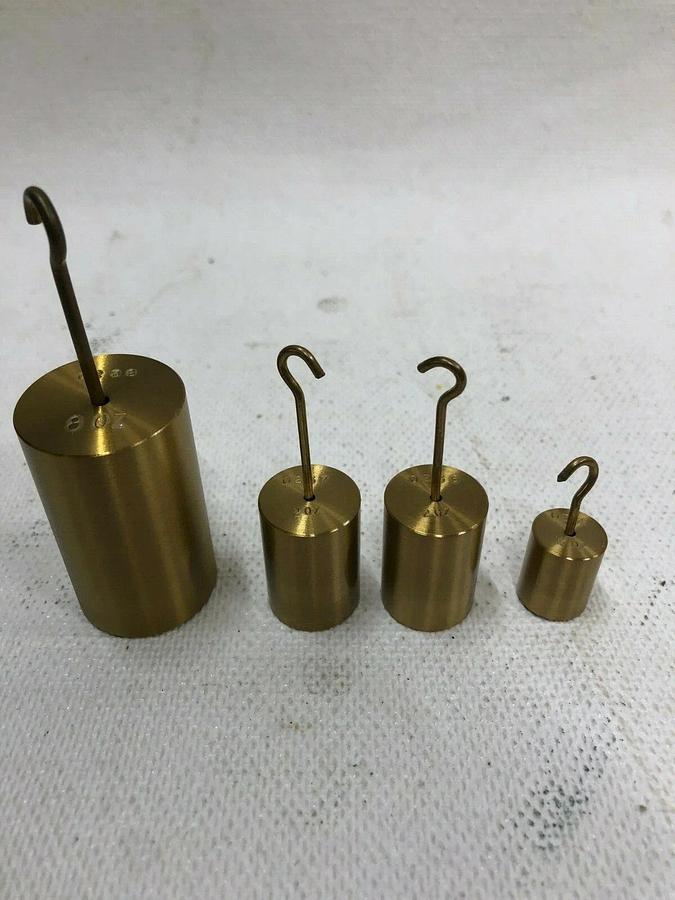 Used Calibrated Weights 8oz, (2) 2oz, 1/2oz