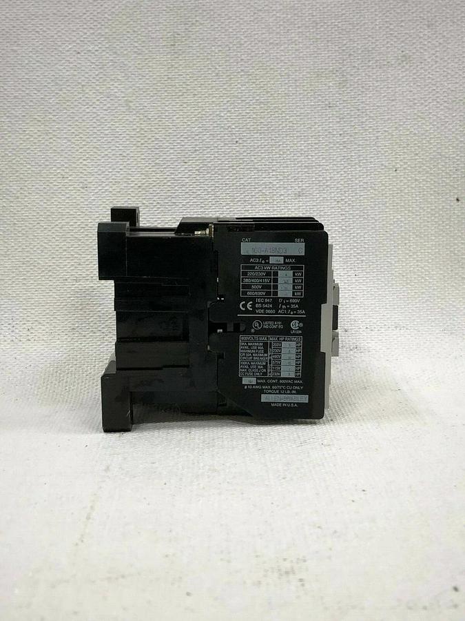 Used Allen Bradley 100-A18ND3 Series 3 Contactor