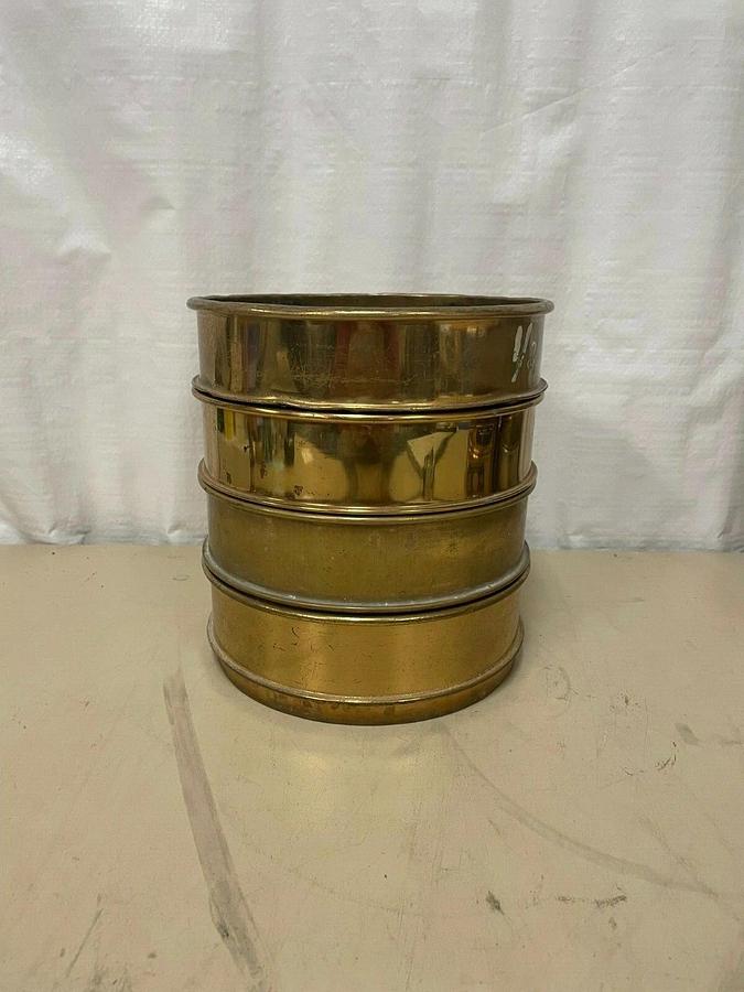 Used Fisher Scientific 8” Test Sieves, Lot of 4: .425 mm, .300 mm, .300 mm, .300 mm