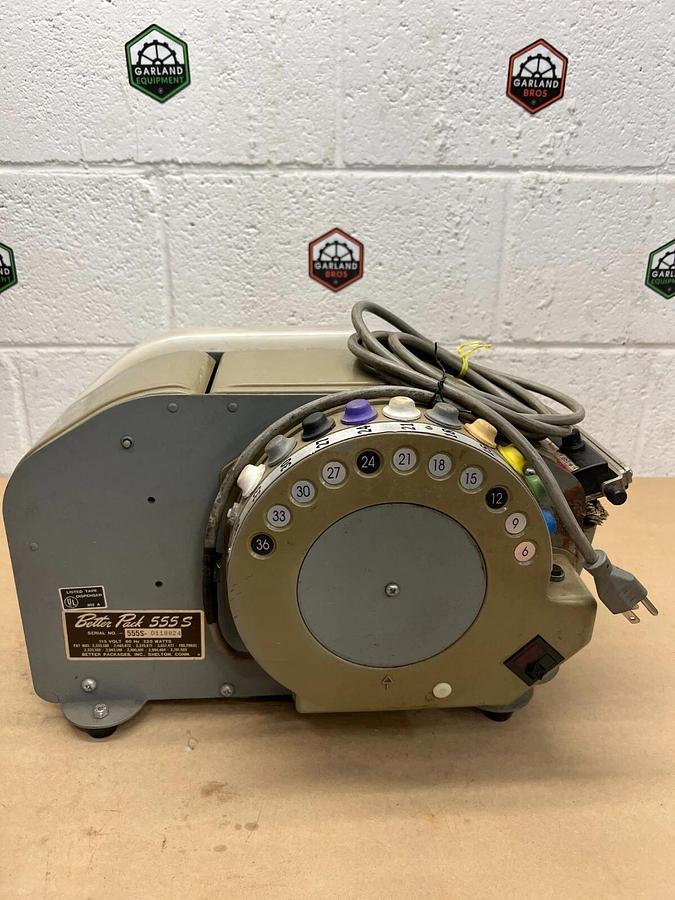 Used Better Pack 555S Electronic Tape Dispenser