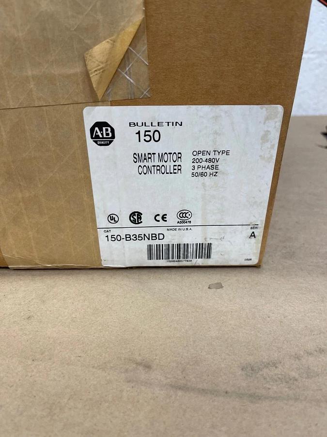 Allen-Bradley 150-B35NBD Smart Motor Controller Ser A 200-480V 3-Ph 50/60Hz