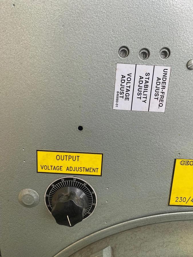 Used Georator Corporation 65W3S25-AZ10MMGK Power Frequency Converter