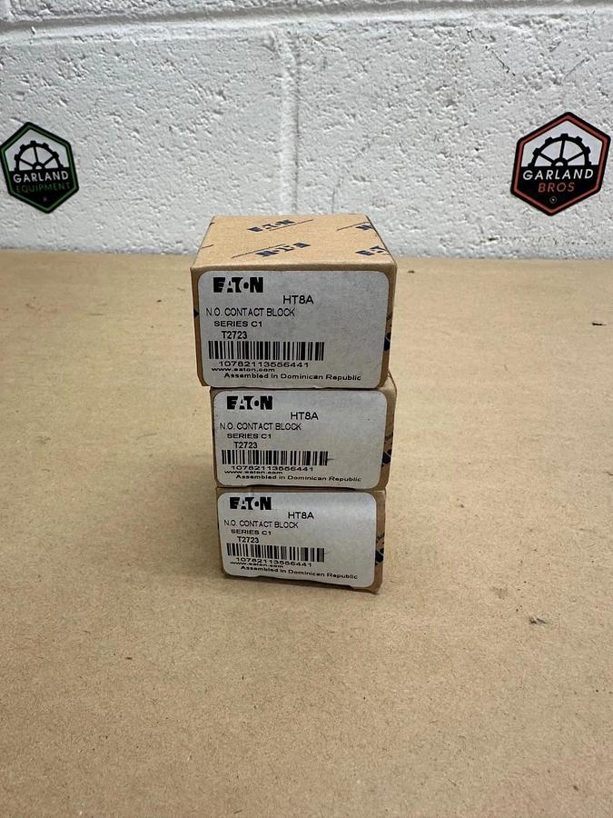 Eaton HT8A Series C1 N.O. Contact Block - Lot of 3