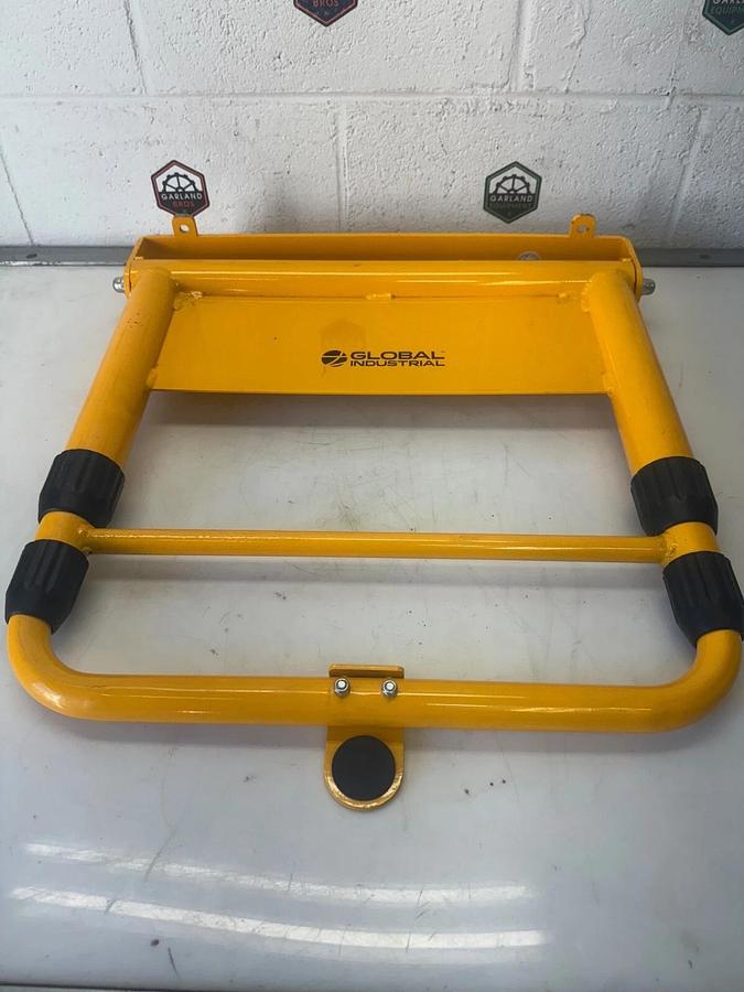 Used Global Industrial Universal Spring Loaded Safety Swing Gate, 24”-40” width