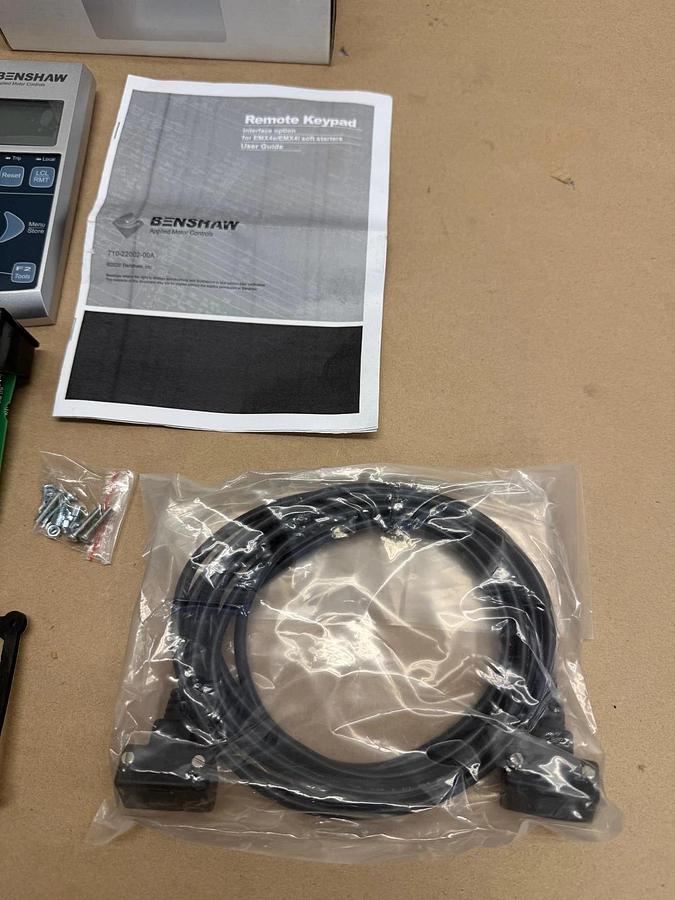 Used Benshaw Inc. PIC-RC-02 Remote Keypad Card & Keypad EMX4 *NEW*