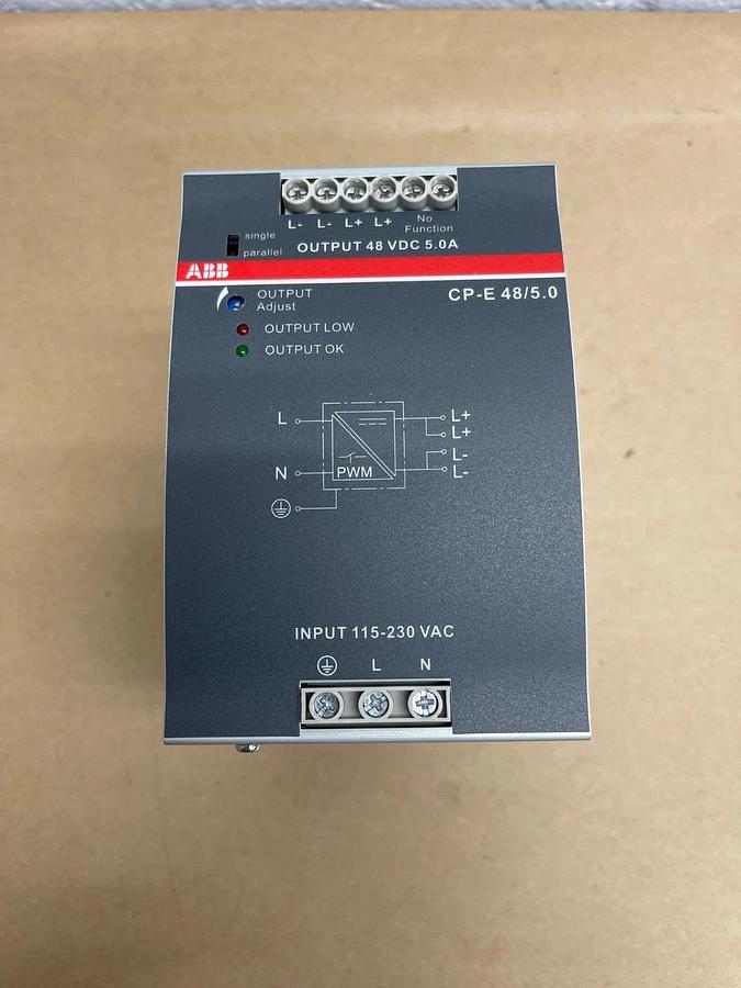 Used ABB 1SVR427034R20000 Switch Mode Power Supply CP-E 48/5.0 *NEW*