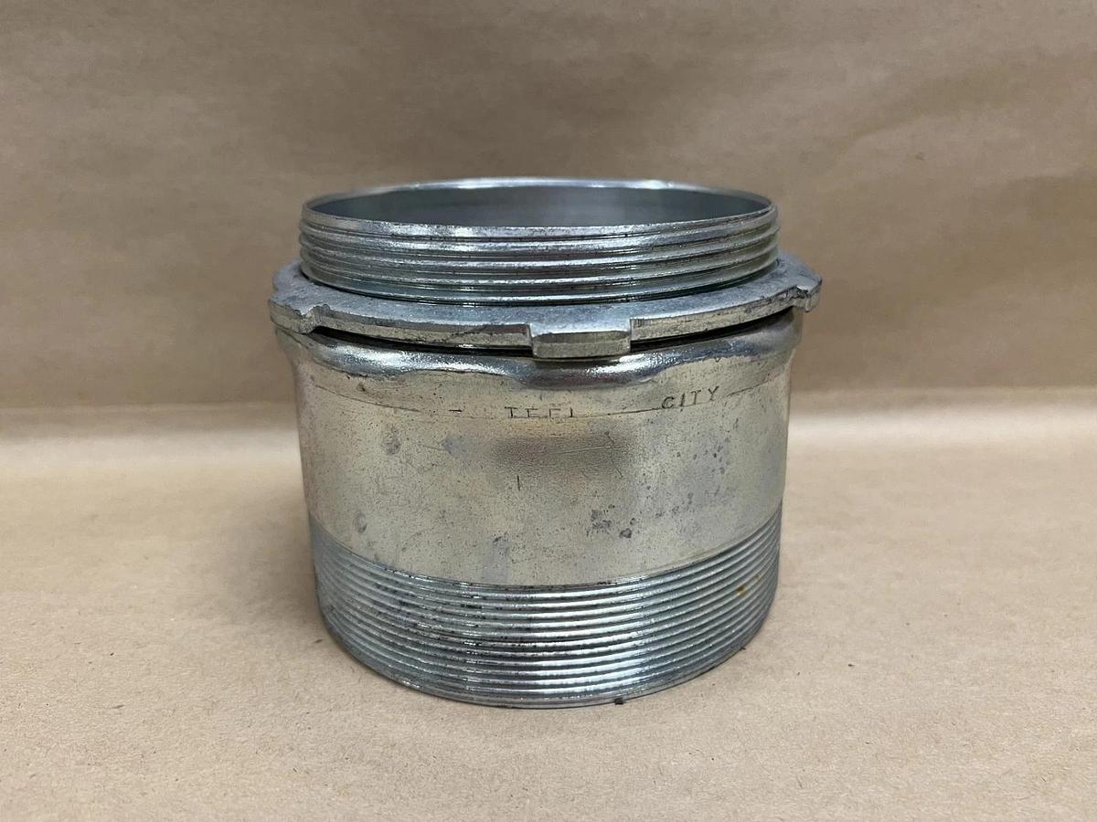 Used Steel City 4" EMT Set-Screw Connector - Lot of 2
