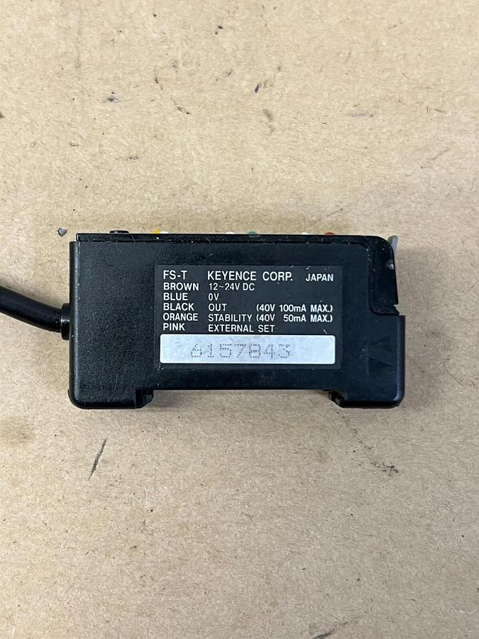 Used Keyence FS-T22P Photoelectric Sensor