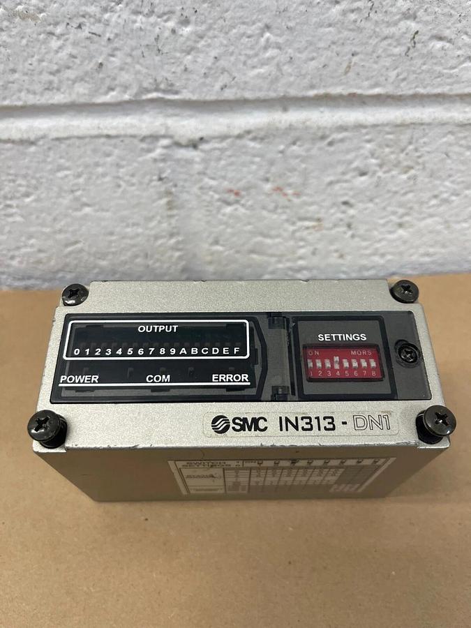 Used SMC IN313-DN1, Terminal Block, Device Net, Serial Interface Unit