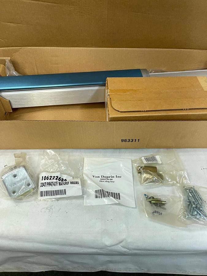 Von Duprin Ingersoll Rand 9847 L-BE US26 D Exit Device 3’ RHR NO BTM, 338 Strike