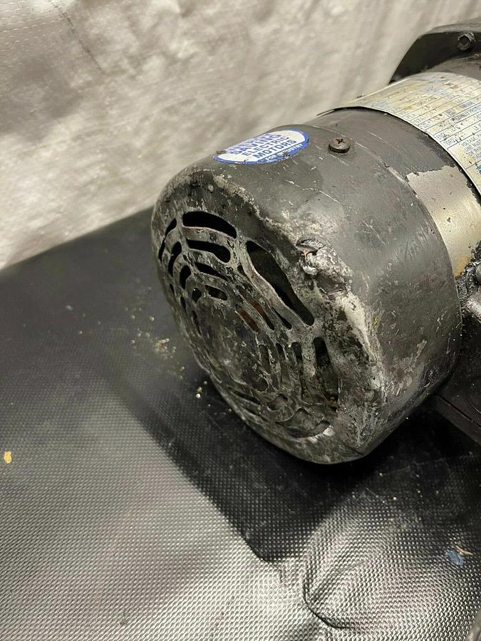 Used Leeson C4T17FZ57A, A.C. Gearmotor, 460 V, 60 Hz, 125 lbs of torque