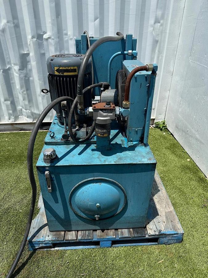 Used 88 Gal Hydraulic Power Unit, Baldor 15Hp@1760Rpm Thermal Transfer Heat Exchanger
