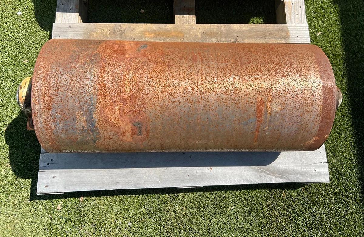 Used 32" Non-Magnetic Drum Pulley, 14" Outer Diameter w/ Bearing