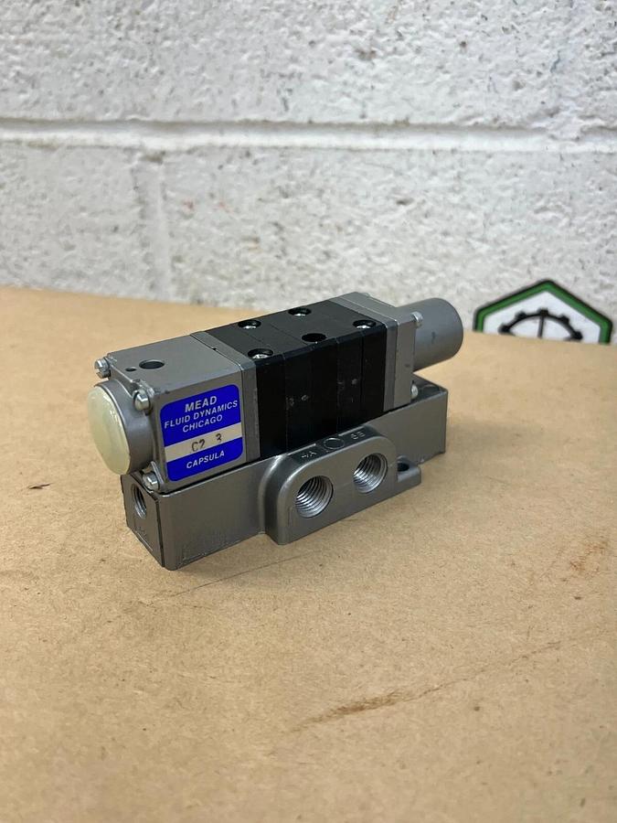 Mead C2-3 Air Piloted Valve, 5 Port