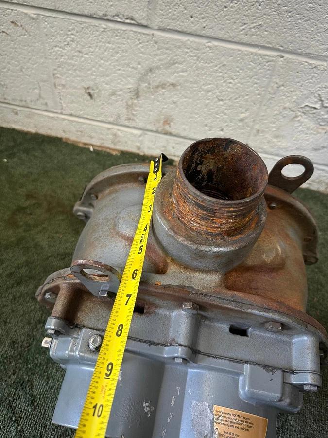 Used Roots Rotary Lobe Blower Part # 740660RT, Model 45 U-RAI-J