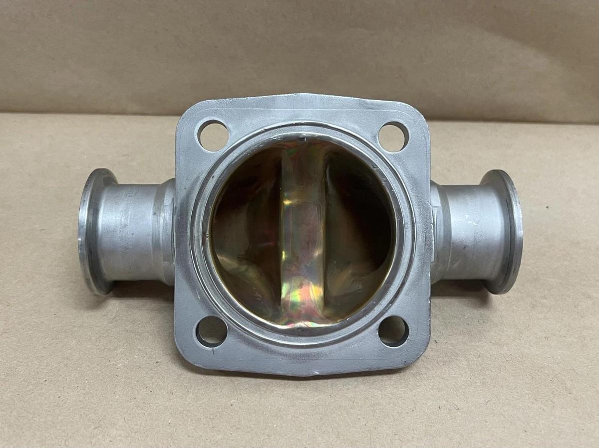 Used Gemu 316L 1-1/2" SS Multi-Port Block Valve Body