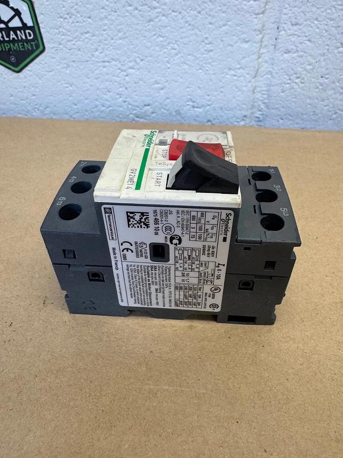 Used Schneider Electric GV2ME14 Motor Starter Circuit Protector, 6-10 A, 690 V, 3kA