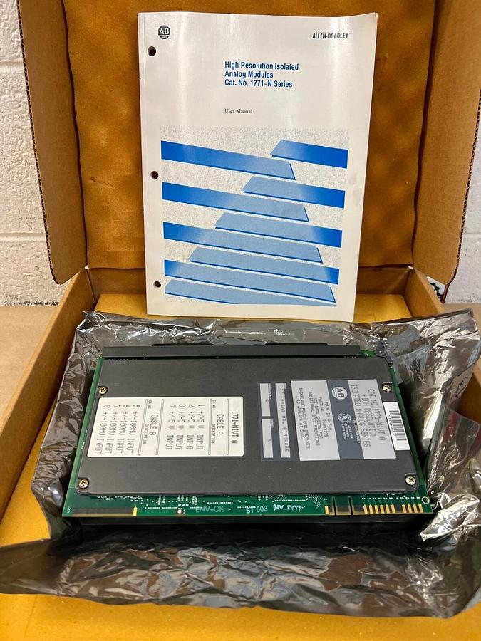 Used Allen Bradley 1771-NIVT High Resolution Isolated Analog Ser A Part No 96803195