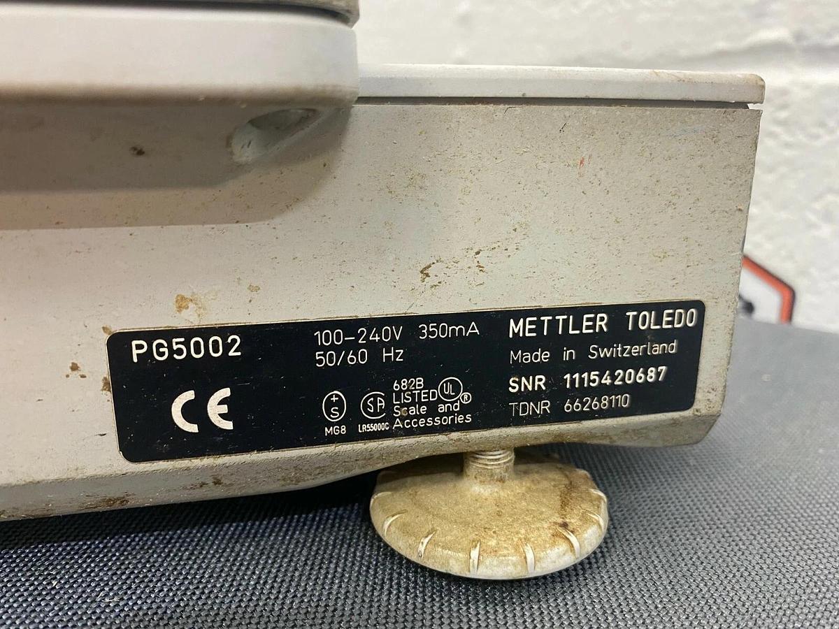 Used Mettler Toledo PG5002 Delta Range Balance with Power Supply