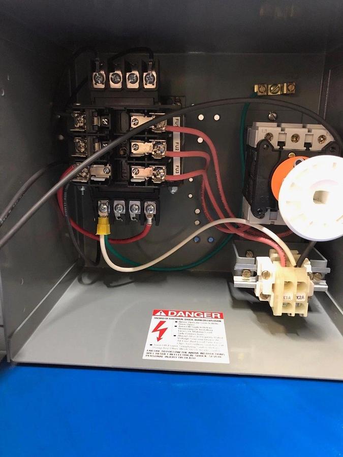 Used Square D Class 9070 Transformer Disconnect SK250G1