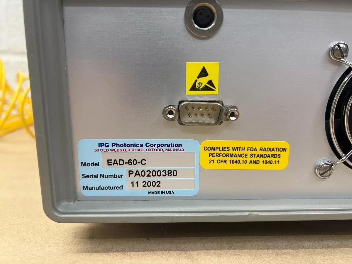 Used IPG Photonics EAD-60-C Erbium Fiber Amplifier