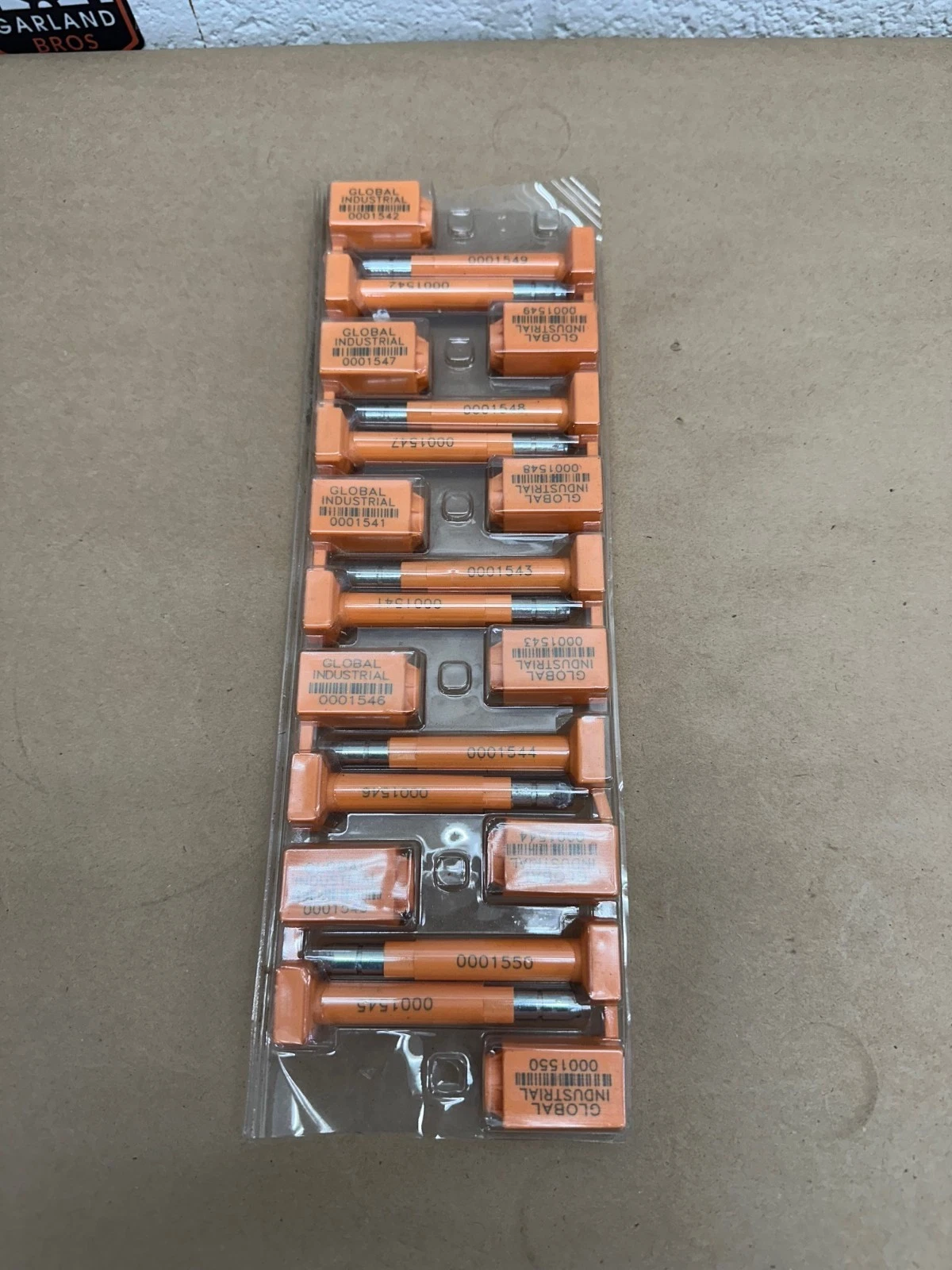 Global Industrial 6704870R High Security Boot Seal *NEW*