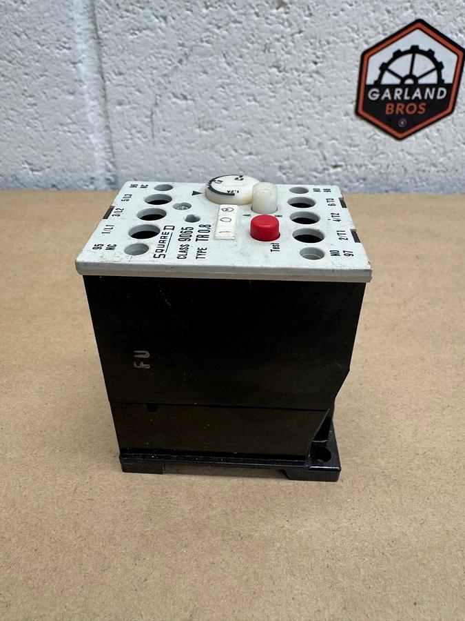 Used Square D 9065 TR 0,8 Overload Relay, 220-660V, 1-3 A