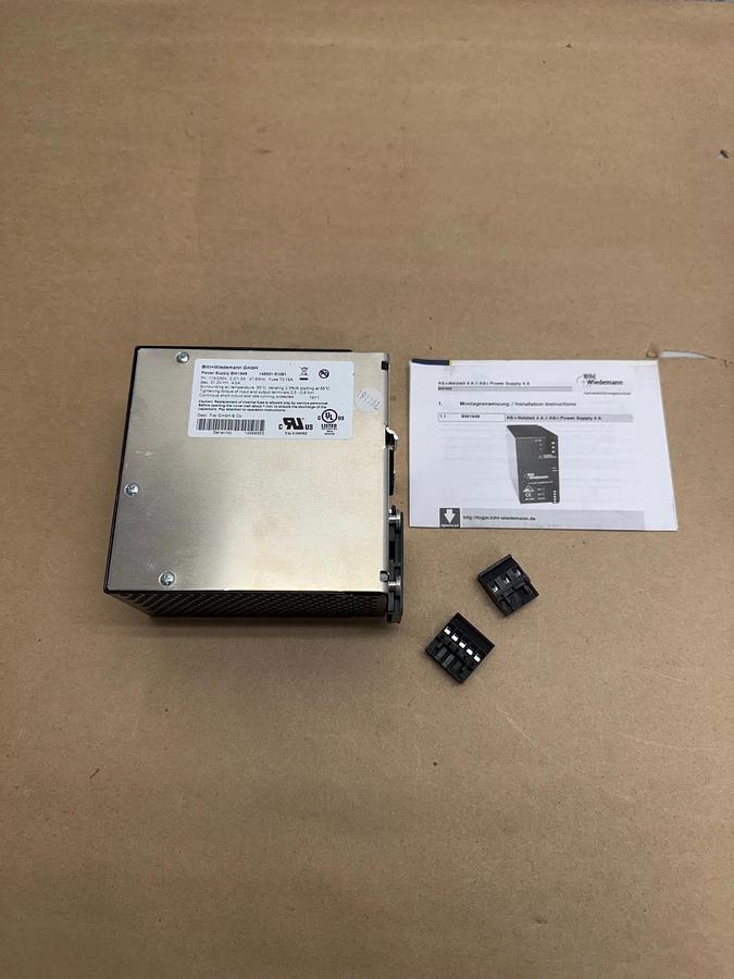 Used Bihl+Wiedemann BW1649 Power Supply *NEW*