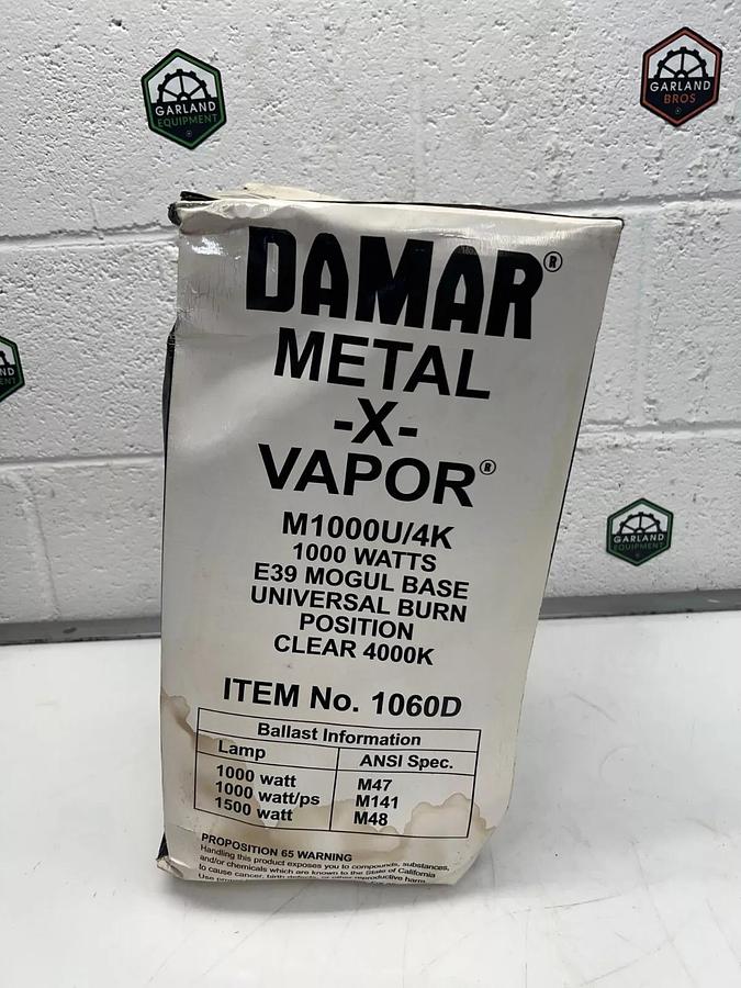 Damar M1000U/4K Metal-X-Vapor Light Bulb