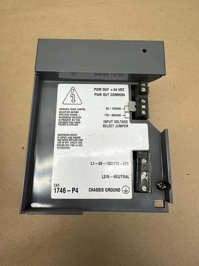 Used Allen-Bradley 1746-P4 SLC 500 Power Supply, Ser A 646826311489