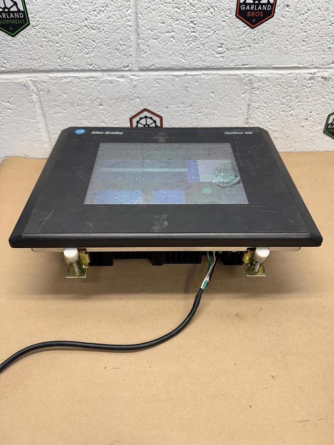 Used Allen- Bradley 2722-T10C20X PanelView 1000 Ser D, 100-240VAC, 0.4-0.25A, 50/60Hz